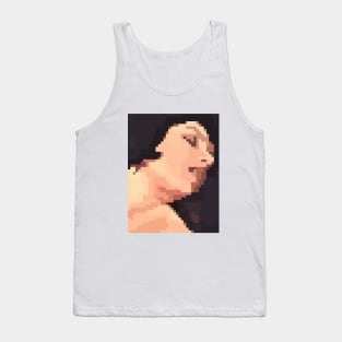 Pixel Art (retro brunette) Tank Top